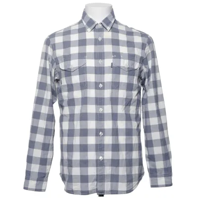 Flanellen overhemd (Blauw, Wit) van Supreme Katoen