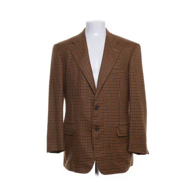 Blazer (Brown, Multicolored) from Ermenegildo Zegna Cashmere, Cupro, Wool