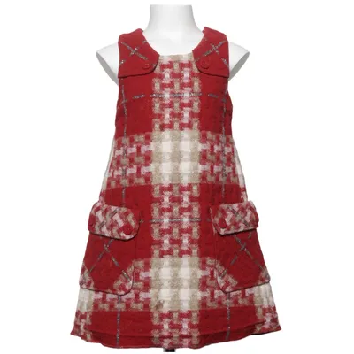 Kjole (Rød, Hvid, Beige) fra Burberry Polyamid, Polyester, Uld