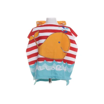 Badponcho (Rood, Wit, Blauw, Oranje) Polyester