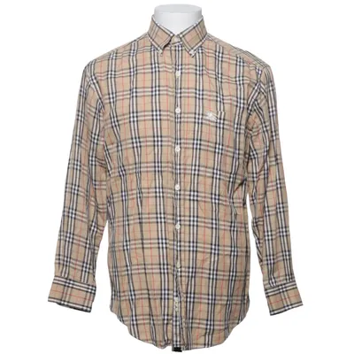 Shirt (Beige, Meerkleurig) van Burberry Katoen