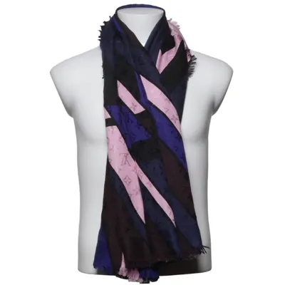 Sjaal (M75743) van Louis Vuitton Zijde, Wol