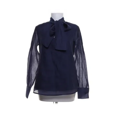 Pussy bow blouse (Blue) from Dior Wool, Polyester