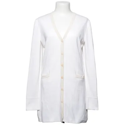 Cardigan (White, Beige) from Loro Piana Cotton, Silk