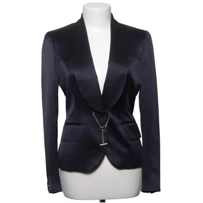 Veste de smoking (Noir) de Alexander McQueen Acétate, Soie, Viscose