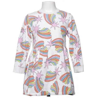 Jurk (Wit, Meerkleurig) van Stella McCartney Kids Katoen, Elastaan