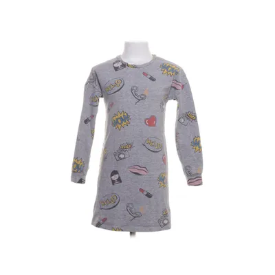 Klänning (Grå, Flerfärgad) från Little Marc Jacobs Bomull, Elastan, Viskos