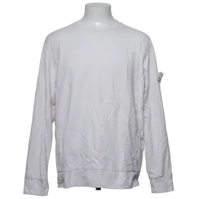 Sweatshirt (Blanc) de Stone Island Coton, Élasthane