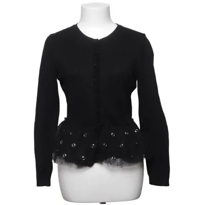 Cardigan (Sort) fra Red Valentino Bomuld, Polyamid