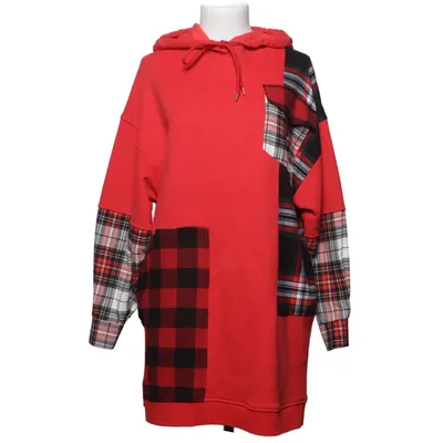 Hood dress (Red, Multicolored) from McQ by Alexander McQueen Cotton
