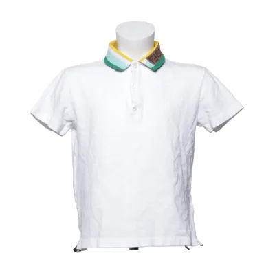 Poloshirt (Weiß, Mehrfarbig) von Fendi Kids Baumwolle