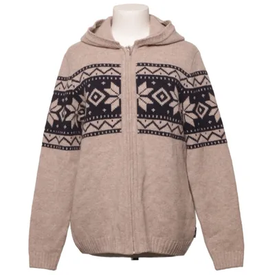 Cardigan (Beige, Blauw) van Steffner Wol