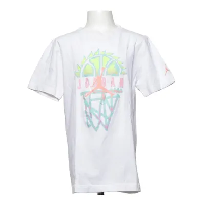T-shirt (White, Multicolored) from Jordan Cotton