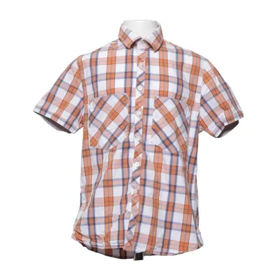 Short sleeve shirt (White, Orange, Blue) from Marwin Cotton