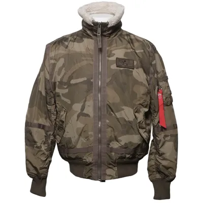 Pilotjacka (Grön, Brun) från Alpha Industries Nylon, Polyester