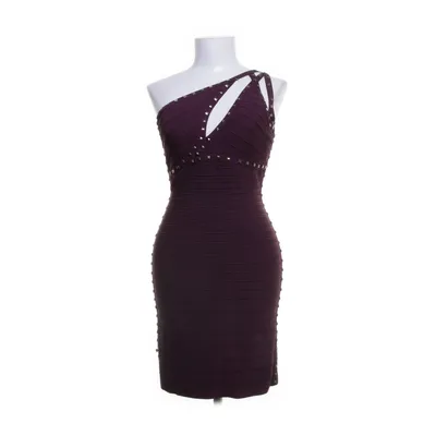 Cocktailjurk (Lila) van Herve Leger Viscose, Nylon, Elastaan