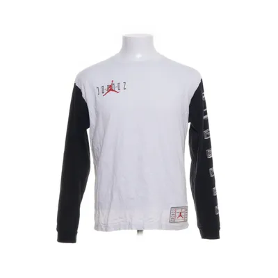 Lange mouwen shirt (Zwart, Wit) van Jordan Katoen