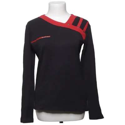 Lange mouwen shirt (Zwart, Rood) van Prada Linea Rossa