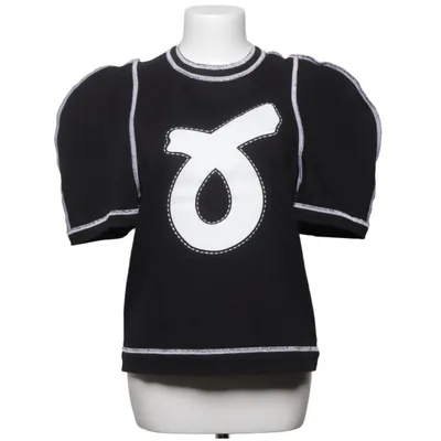 Top (Zwart, Wit) van JW Anderson Katoen, Polyurethaan
