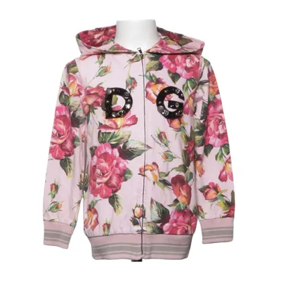 Kapuzenpullover (Pink, Mehrfarbig) von Dolce & Gabbana Baumwolle, Polyester