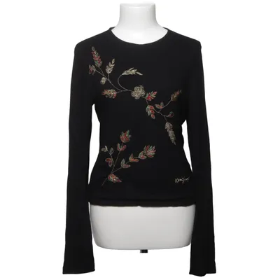 Langarmshirt (Schwarz, Mehrfarbig) von Kenzo Jeans Elasthan, Polyamid, Viskose