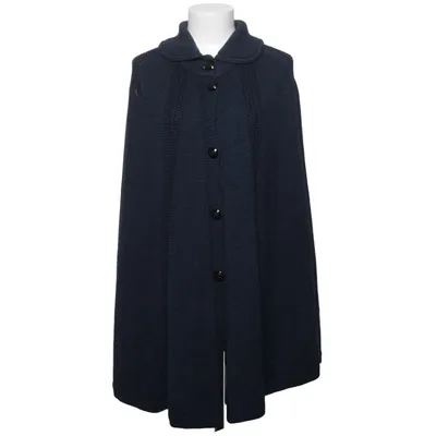 Cape (Blue) from Thomas Burberry Acrylic, Alpaca wool, Merino wool, Polyamide