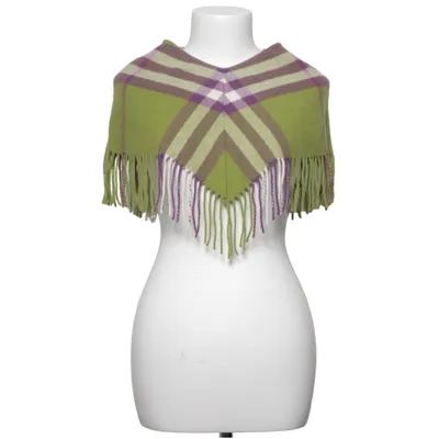 Poncho (Vert, Violet, Blanc) de Burberry Cachemire, Laine de mouton