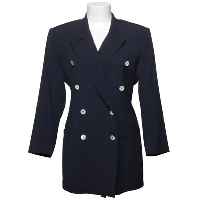 Blazer (Blue) from Jil Sander Cotton, Viscose, Wool