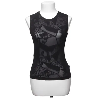 Haut (Noir) de Versace Jeans Couture Polyester, Viscose