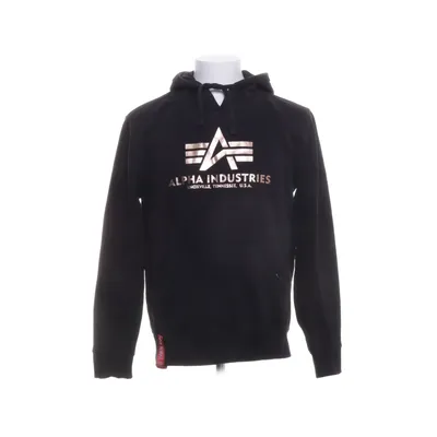 Huvtröja (Svart) från Alpha Industries Bomull, Polyester