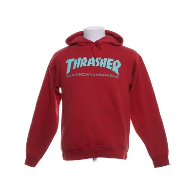 Sweat à capuche (Rouge) de Thrasher Coton, Polyester