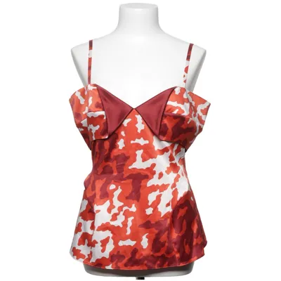 Débardeur (Rouge, Blanc) de Just Cavalli Élasthane, Polyester