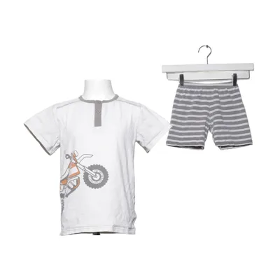 Pyjama (Blanc, Gris, Marron) de Celavi Coton, Élasthane