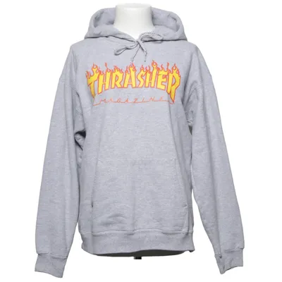 Sweat à capuche (Gris) de Thrasher Coton, Polyester