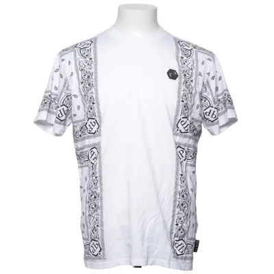 T-shirt (Hvid, Sort) fra Philipp Plein Bomuld