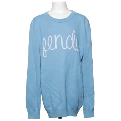 Sweatshirt (Blauw) van Fendi Kids Kasjmier, Katoen