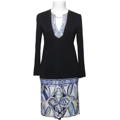 Robe (Noir, Multicolore) de Emilio Pucci