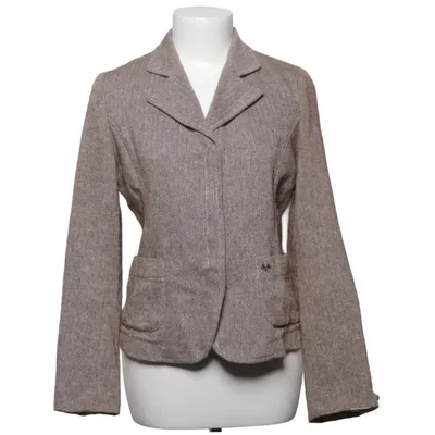 Blazer (Brun) fra Thomas Burberry Bomuld, Polyester, Uld