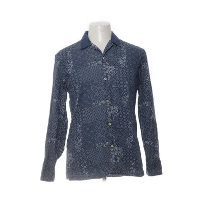 Chemise (Bleu, Blanc) de Mango Man Coton