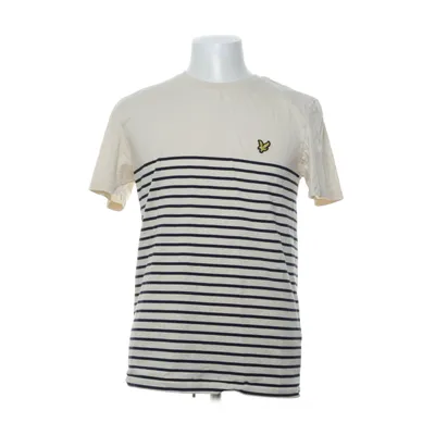 T-shirt (Beige, Zwart) van Lyle & Scott Katoen