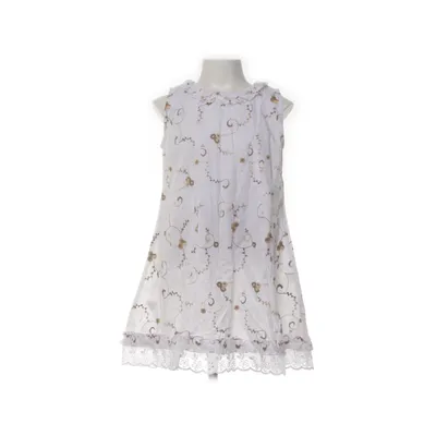Chemise (White, Multicolored) from Minisa Viscose
