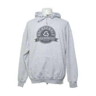 Huvtröja (Grå) från Fruit of the Loom Bomull, Polyester