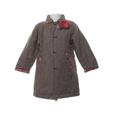 Coat (Gray, Multicolored) from Mini a Ture Polyester, Wool, Cotton