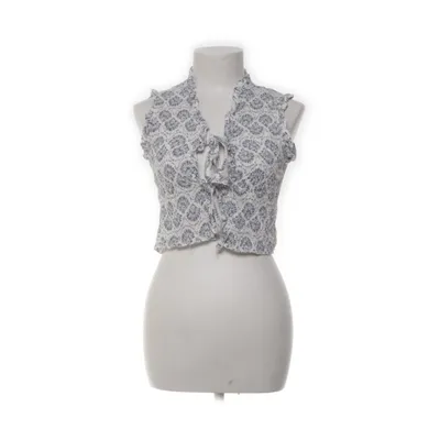 Slå-om top (Blå, Hvid, Flerfarvet) fra New Collection Linned, Viscose