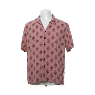 Short sleeve shirt (Pink, Black) from Zudio Viscose