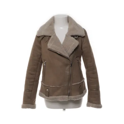 Shearlingjacka (Beige) från Zara Polyester, Polyuretan