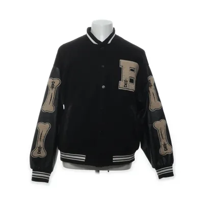 Varsity jacket (Black, White) from Aelfric Eden
