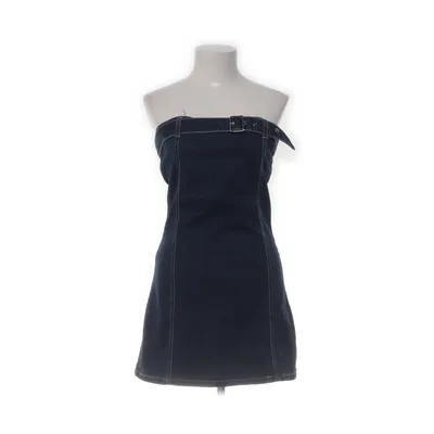 Jeansklänning (Blå) från Shein Bomull, Elastan, Polyester