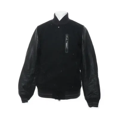 Bomberjack (Zwart) van Nike Wol, Polyester, Leer, Nylon
