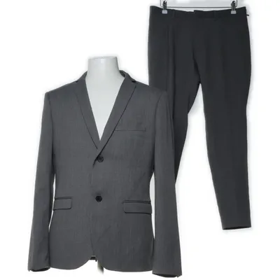 Kostym (Grå) från WE Polyester, Viskos